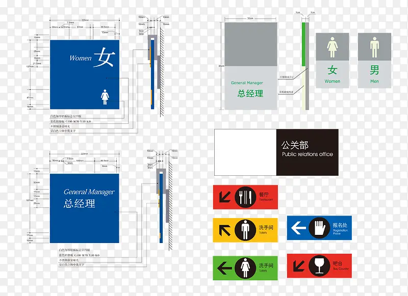 指示部门指示牌