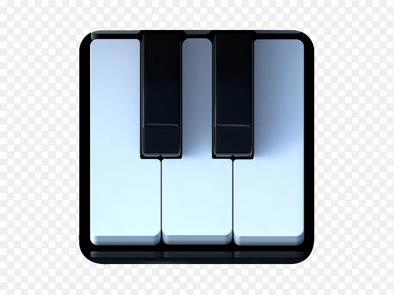 黑白键钢琴