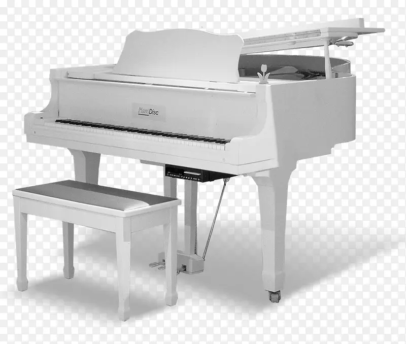 灰白色钢琴