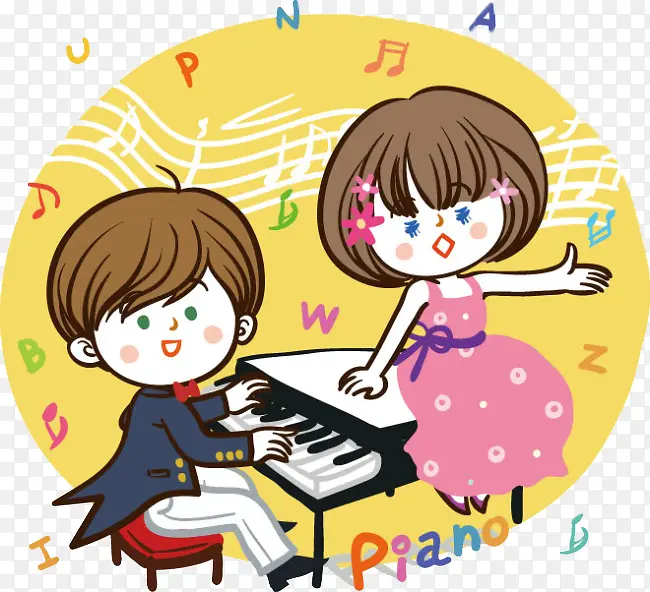 俩个小孩