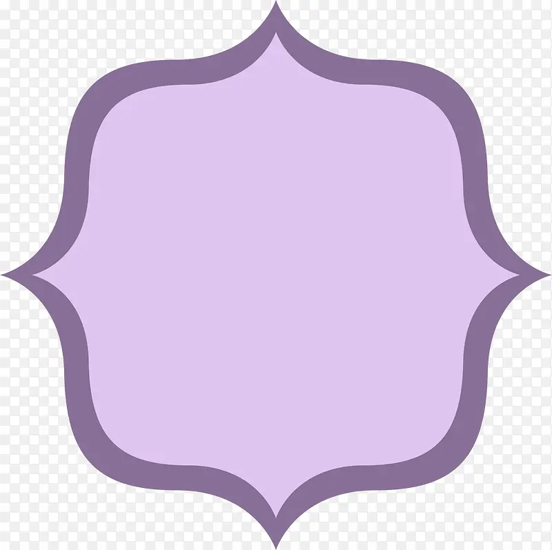 紫色简约边框纹理