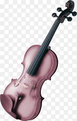 粉色卡通小提琴