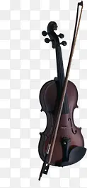 褐色小提琴中秋素材
