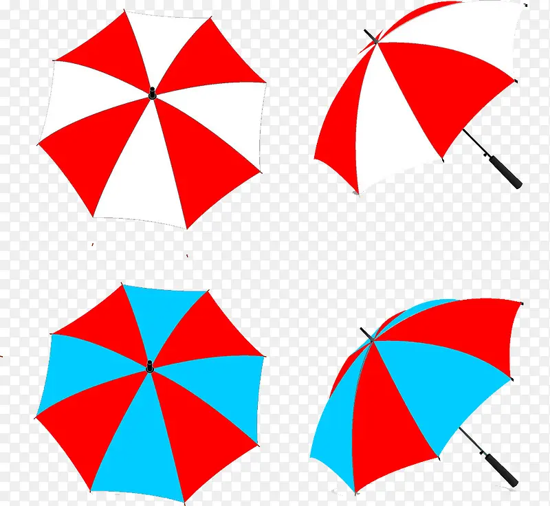 雨伞矢量图