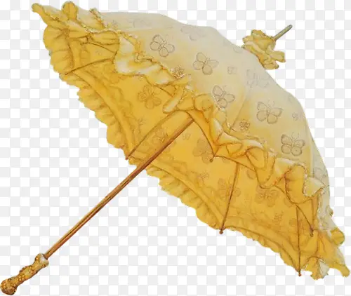 黄色的雨伞