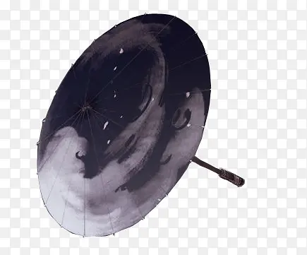 夜空风格的中国风雨伞