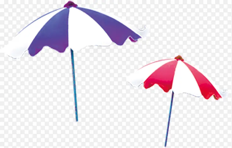彩色卡通夏日雨伞