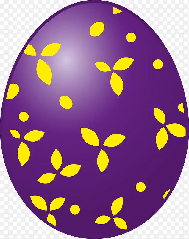 卡通精美紫色彩蛋