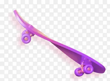 紫色卡通滑板车电商