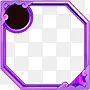 紫色卡通个性游戏边框