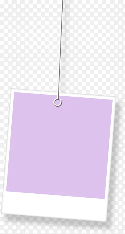 紫色卡通悬挂展板