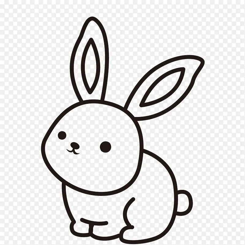 卡通萌萌哒小兔子设计