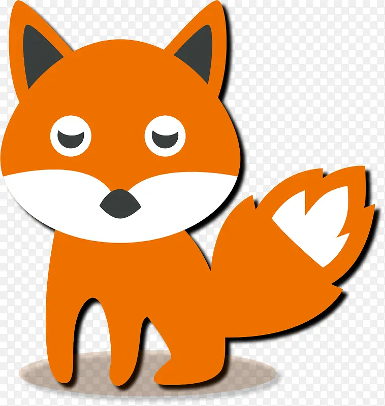 可爱卡通小狐狸