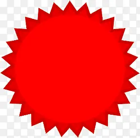 红色小太阳海报图标