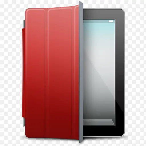 iPad黑红色封面图标