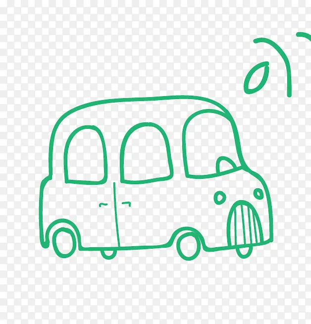 手绘汽车