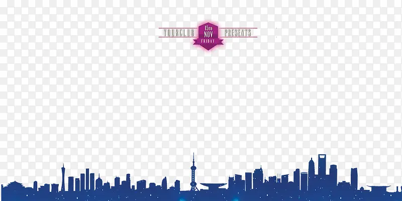 海报背景logo