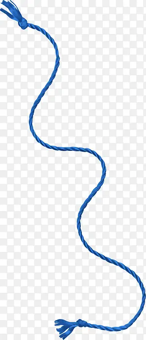 蓝色绳子