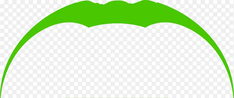 绿色圆弧边框