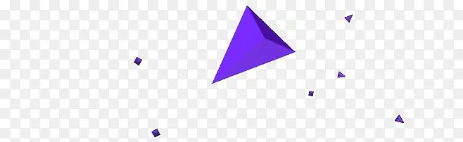 蓝色圆锥几何图漂浮