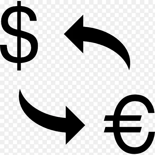 美元对欧元汇率图标