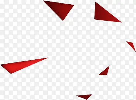 高清立体红色三角形