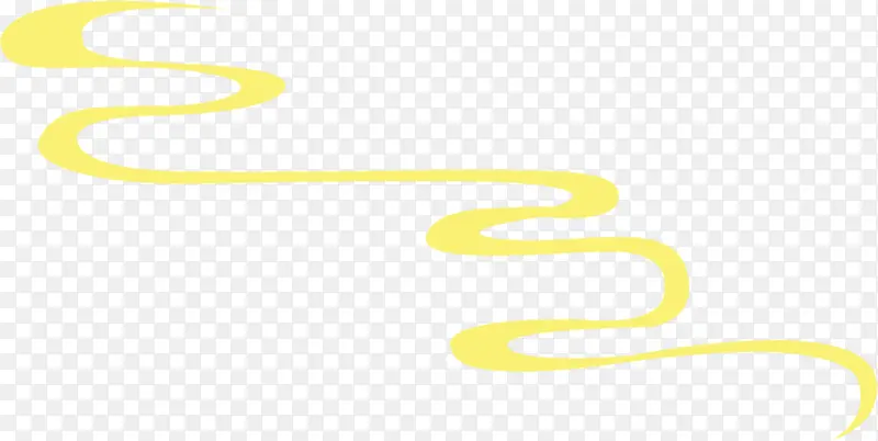 黄色线条轨迹漂浮