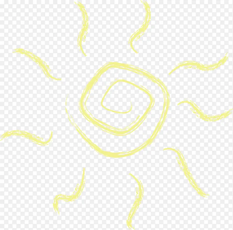 太阳手绘