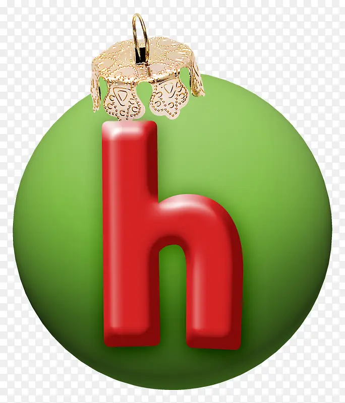 圣诞字母h