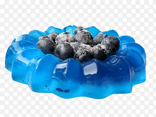 蓝莓果冻