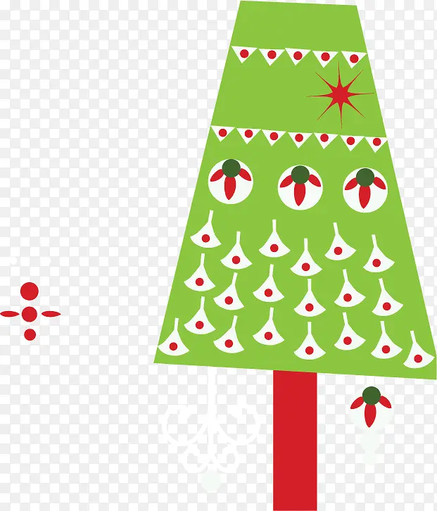 圣诞节圣诞树PNG矢量素材