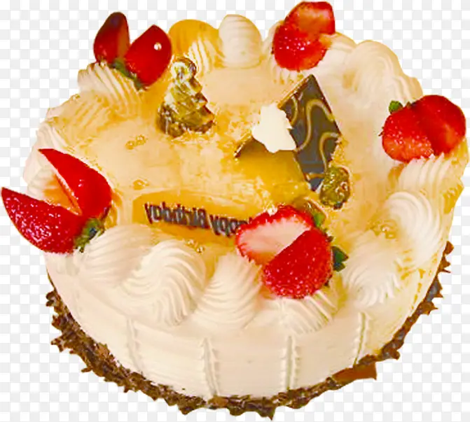 圆形蛋糕甜品折页图片