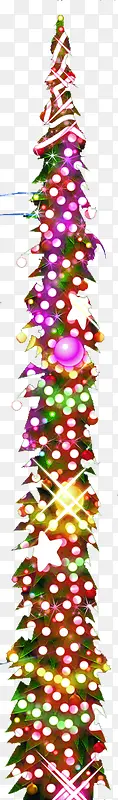 扁平卡通手绘合成造型圣诞树