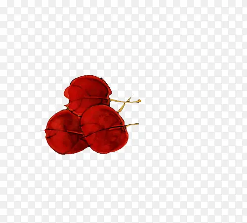 高清创意红色的植物花朵合成