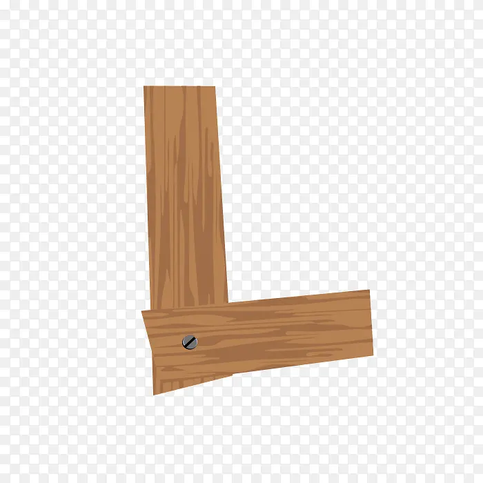 木桩字母L