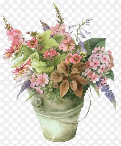复古纹理花筒艺术图案