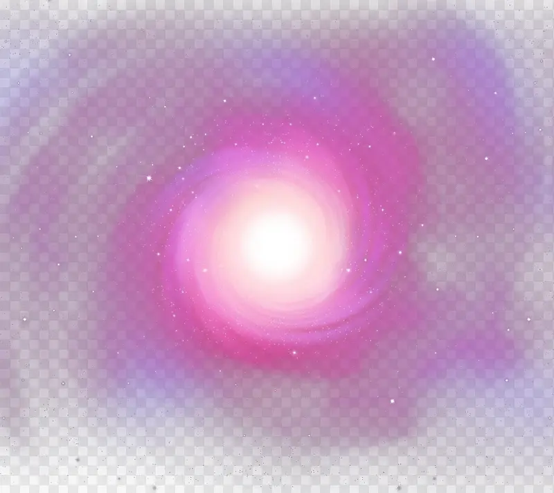 酷炫粉紫色宇宙星空光效PNG