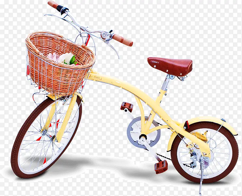 可爱自行车交通工具