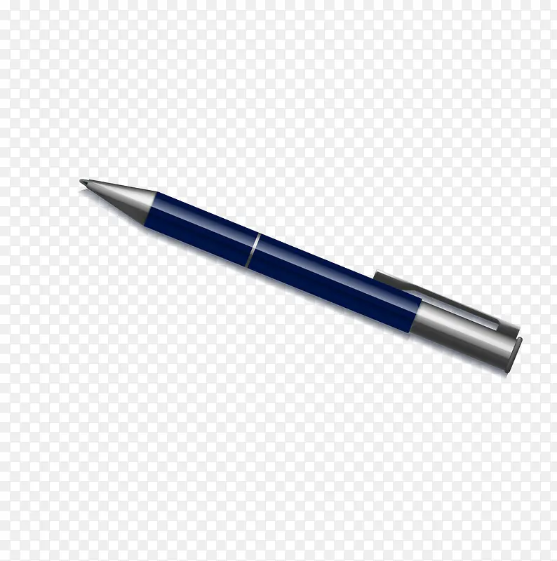 矢量蓝色学习用的笔