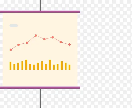 卡通白板业绩条形图