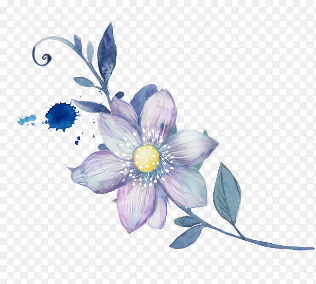 花蓝色PNG图片素材下载_图片编号ygegxbjd-免抠素材网