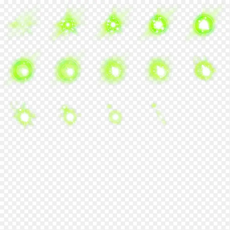 创意合成效果绿色的光晕