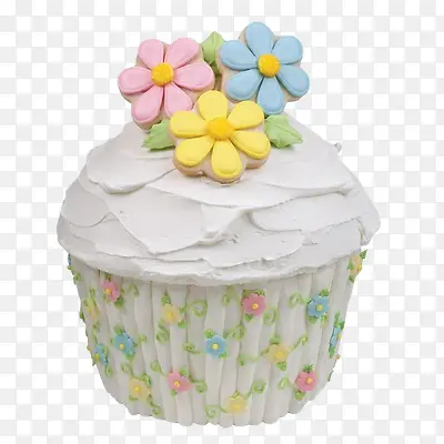 唯美花朵生日蛋糕