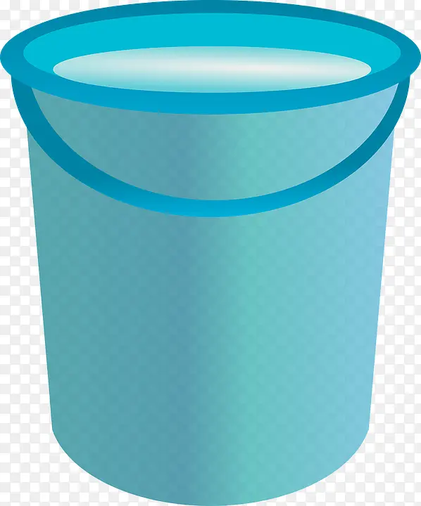 蓝色水桶