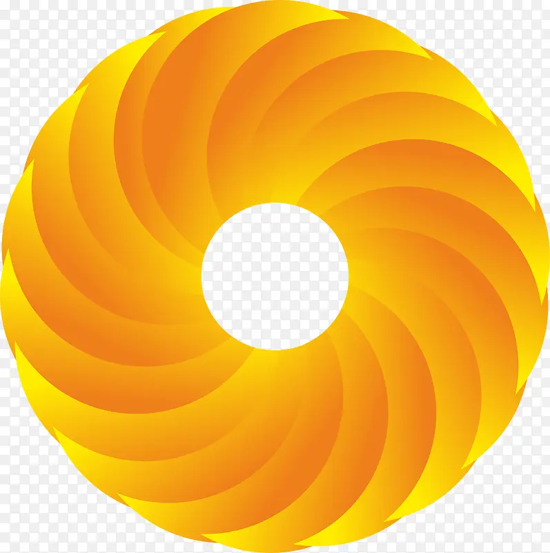 黄色圆环