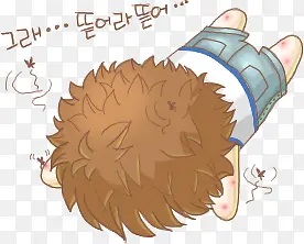 卡通男孩