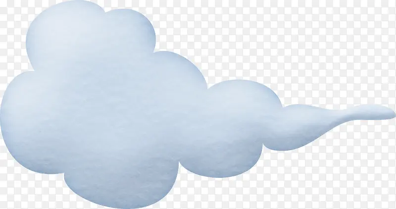 可爱白色云朵图片