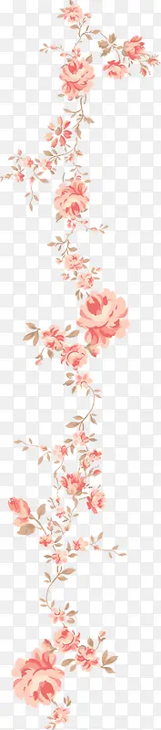 淡粉色的花朵背景