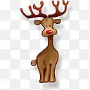 麋鹿圣诞节卡通装饰