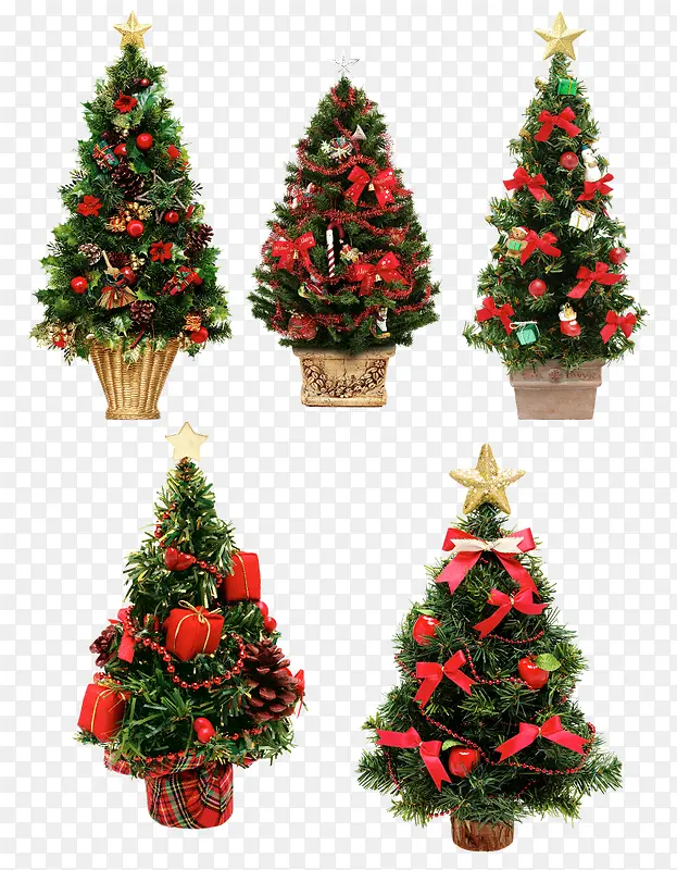 装饰圣诞树各式素材